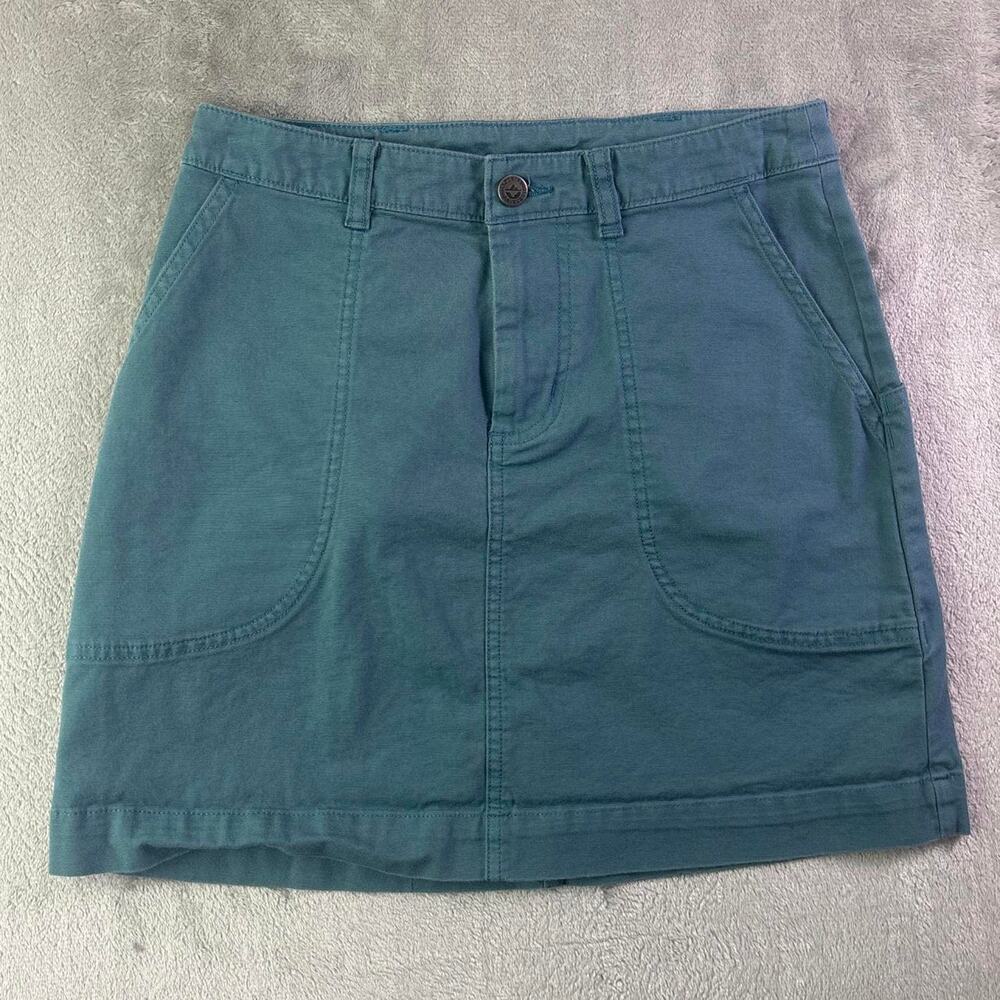 Patagonia Stand Up Skirt Womens Size 4 Tasmanian Teal Outdoor Hiking Casual